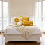 VG|yellow|3D Flower Throw Pillow Cover