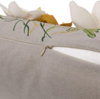 VG|white-new|3D Flower Throw Pillow Cover