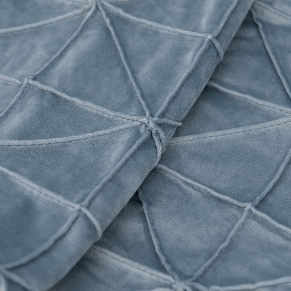 VG|light-blue|Velvet Pillow Cover