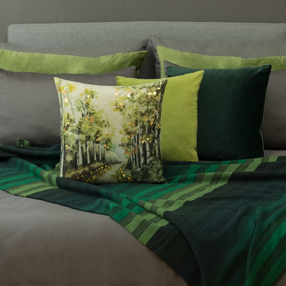 Fall Decor Throw Pillow Cover Fallen Leaves Cushion Cover Gold Foil Pillow Case for Home Sofa Couch Chair