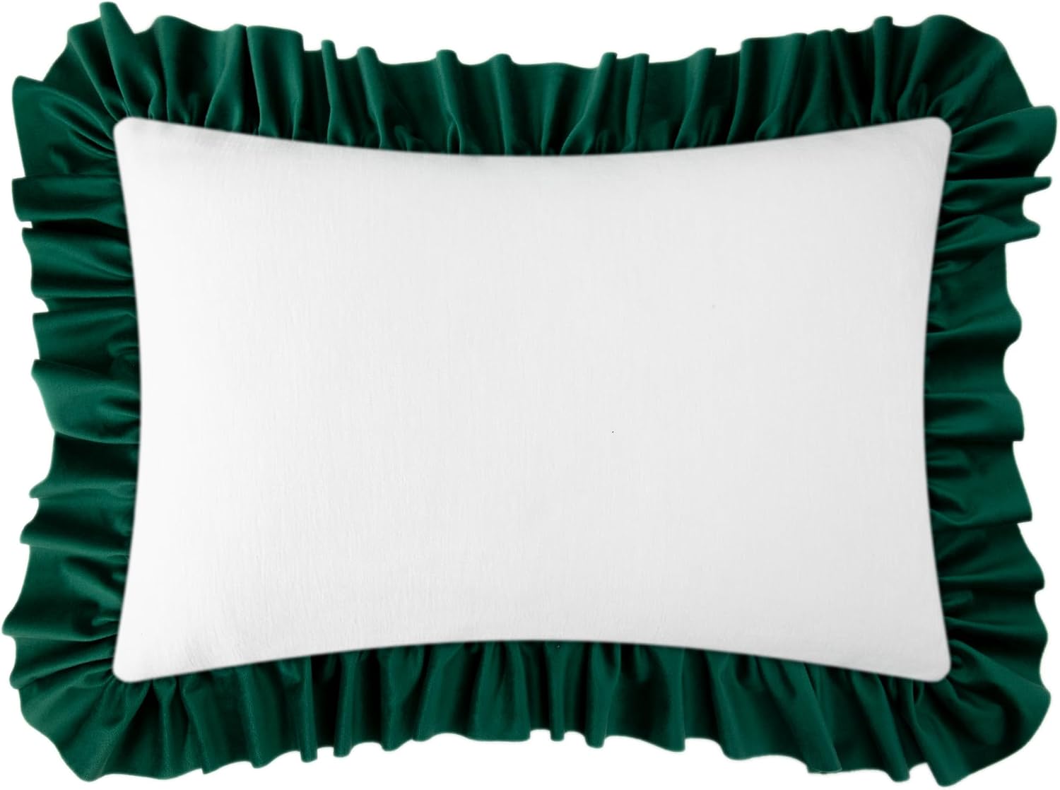 Zebra Green Lace Throw Pillow Cover