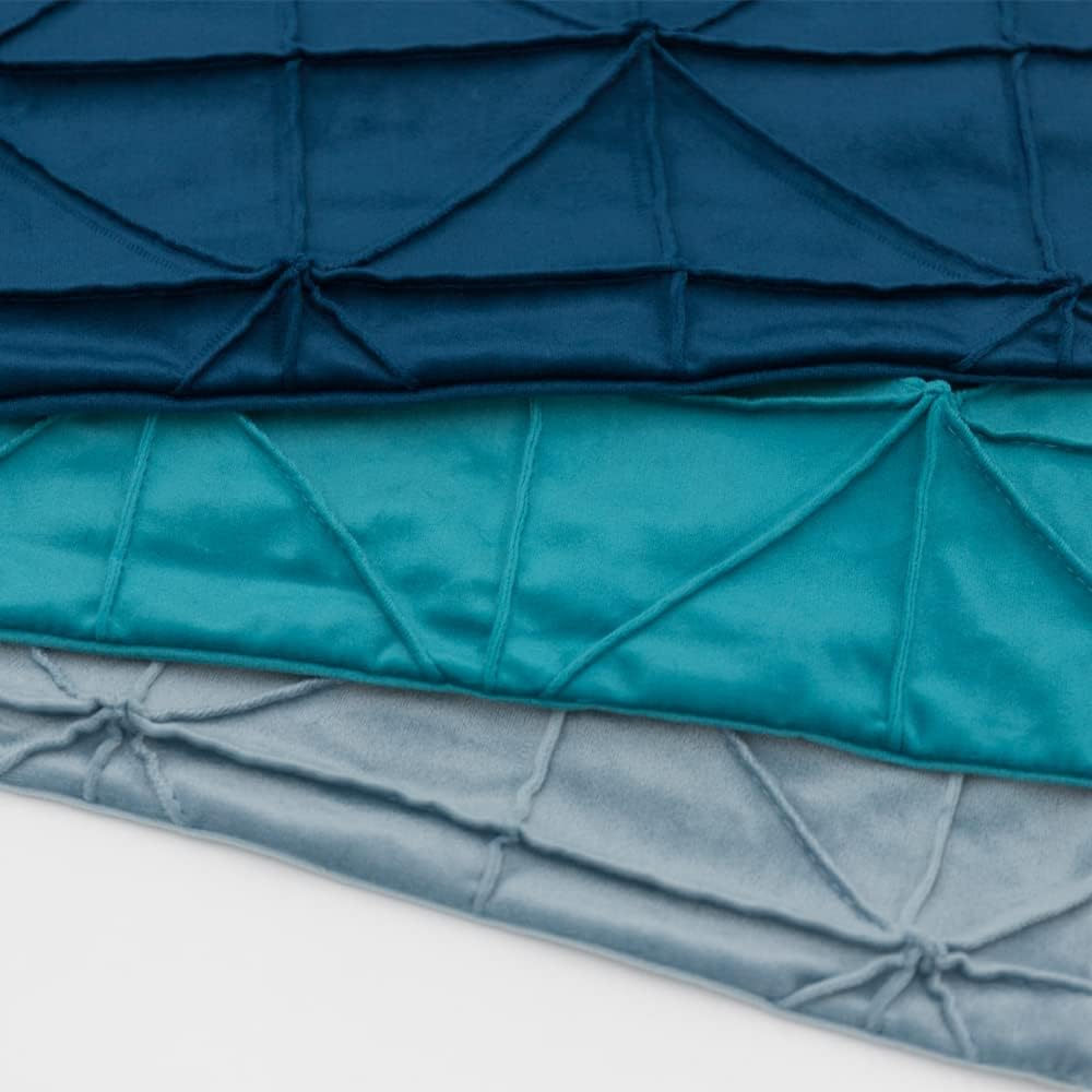 VG|teal-blue|Velvet Pillow Cover