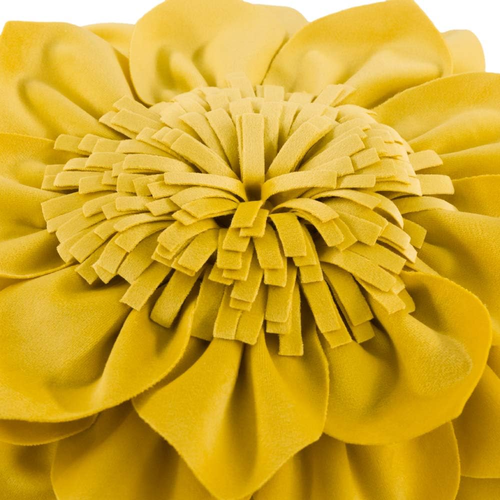 VG|yellow|Decorative Throw Pillow with Insert