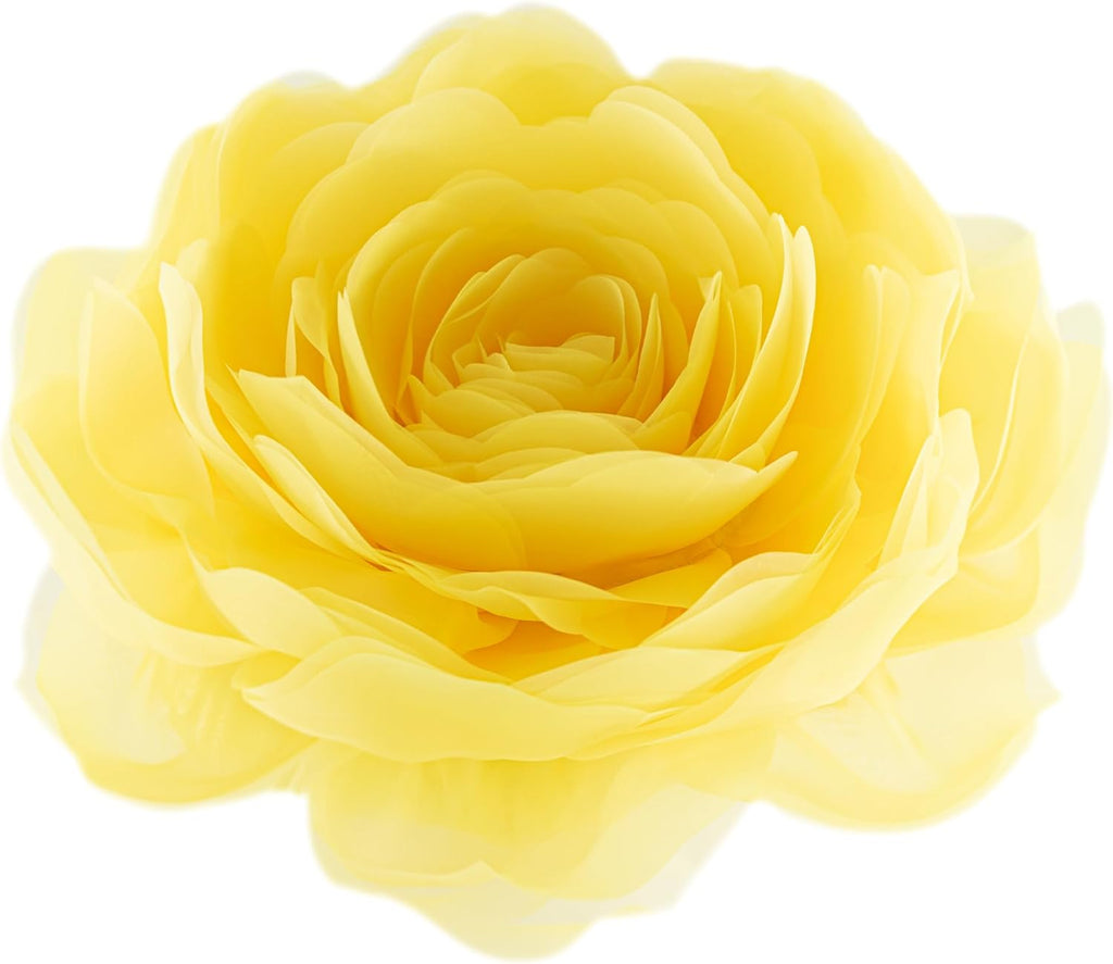 VG|yellow|3D Flower Throw Pillow Cover