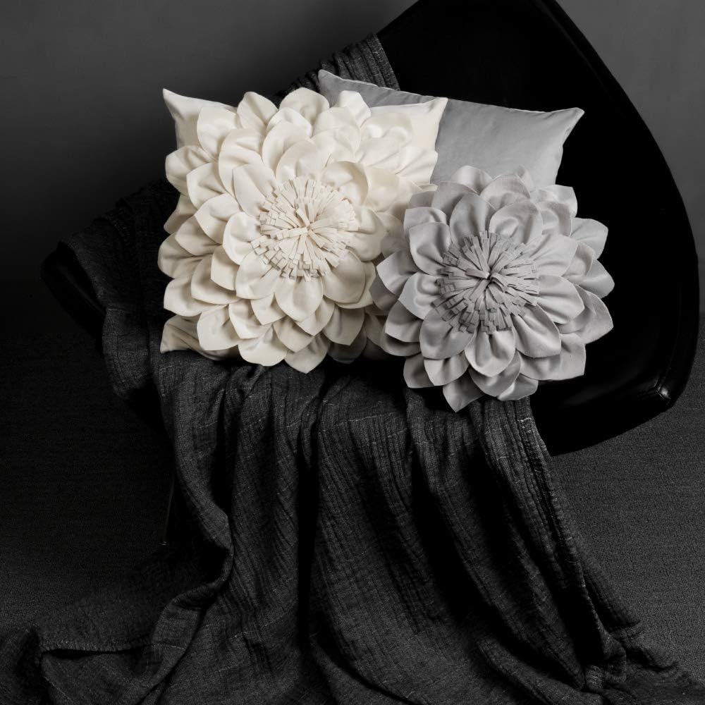 VG|grey|Decorative Throw Pillow with Insert