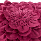 VG|rosered|3D Flower Throw Pillow Covers