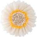 VG|beige|Decorative 3D Flower Shaped Throw Pillow