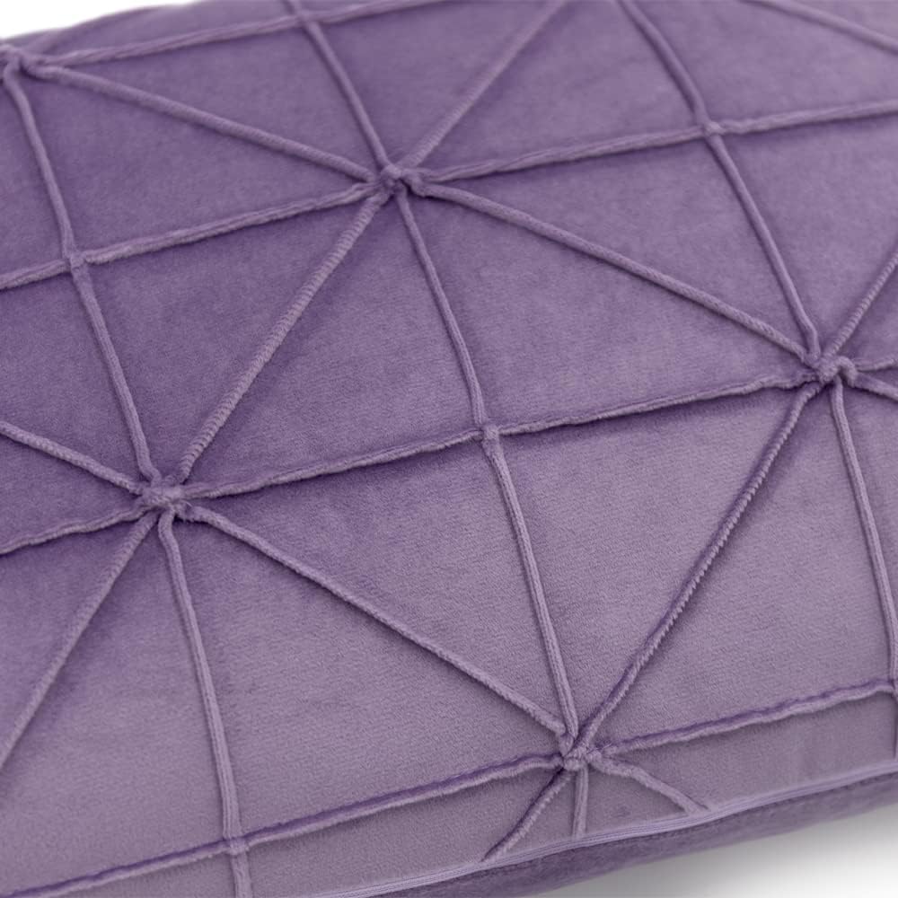 VG|purple-lilac|Velvet Pillow Cover