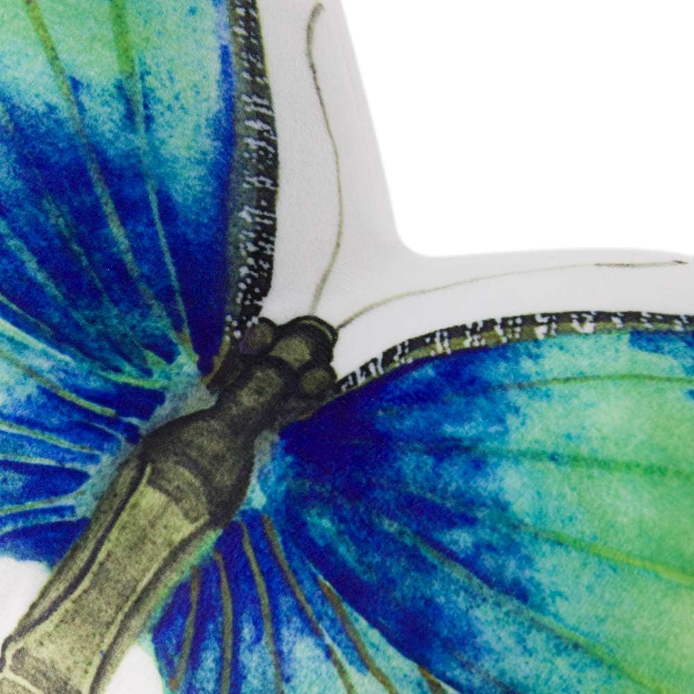 VG|blue-green|3D Butterfly Throw Pillow, Hot Pink