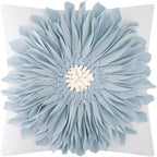 VG|blue-light-blue-white-canvas|3D Sunflowers Throw Pillow Cover Wine Red