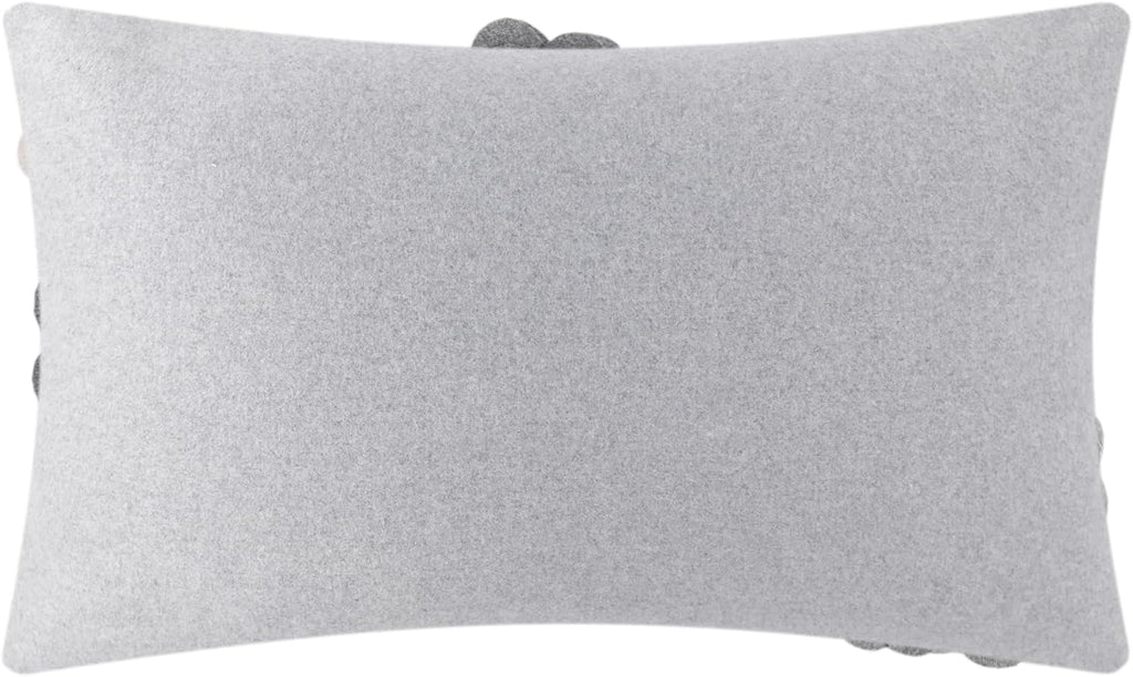 VG|grey|3D Flower Throw Pillow Cover