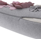 VG|pink|3D Flower Throw Pillow Cover