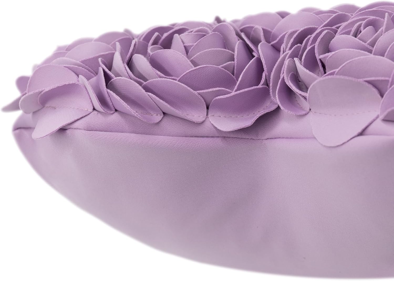 VG|purple-lilac|Heart Flower Throw Pillow Covers