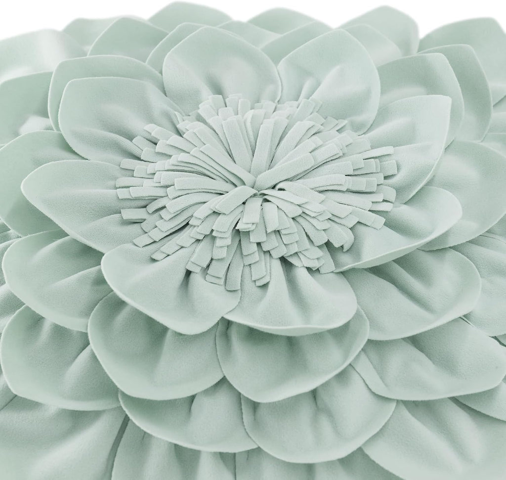 VG|applegreen|3D Flower Throw Pillow Covers