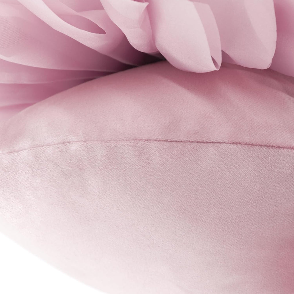 3D Flower Throw Pillow Cover Decorative Round Daisy Shaped Cushion Floral Pillowcase for Bed Sofa Couch Living Room