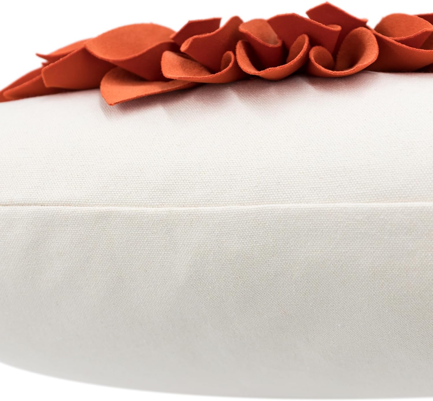 VG|yellow-pumpkin-orange-beige-canvas|3D Sunflowers Throw Pillow Cover Wine Red