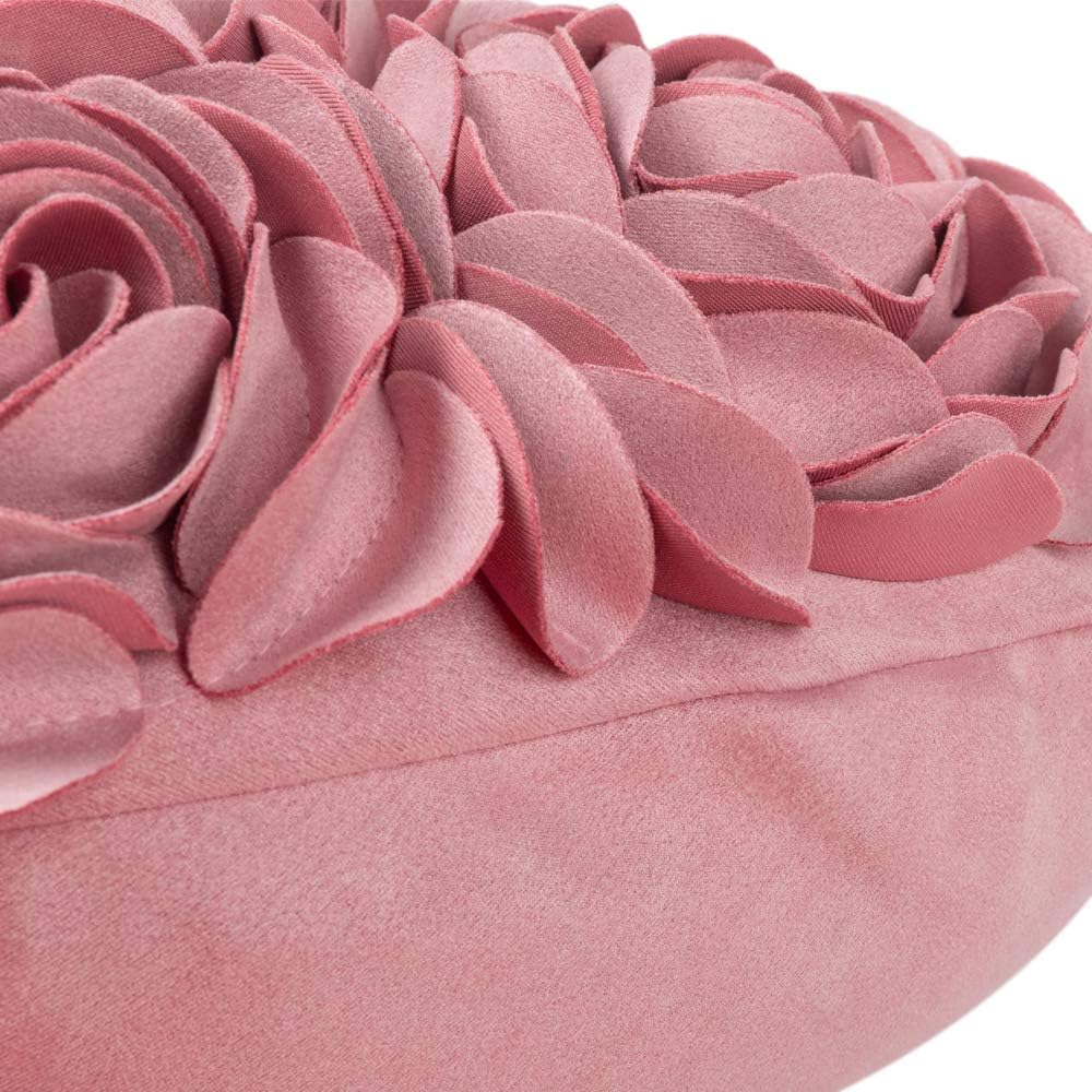 VG|dusty-pink|Heart Flower Throw Pillow Covers