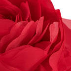 VG|red|3D Flower Throw Pillow Cover