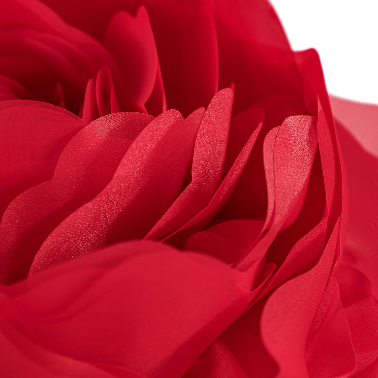 VG|red|3D Flower Throw Pillow Cover