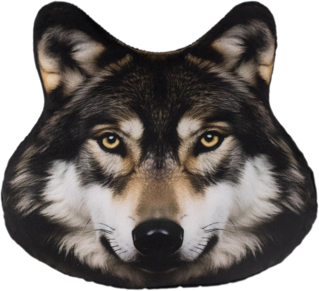 3D Dog Car Neck Pillow Decorative Animal Car Headrest Neck Support for Travel Home Office - Default Title