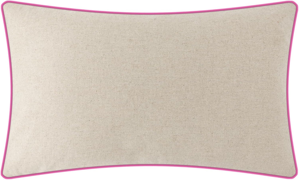 Embroidery XOXO Throw Pillow Cover Valentine's Day Cushion Cover Decorative Pillow Case for Sofa Couch Chair Bed Home Living Room