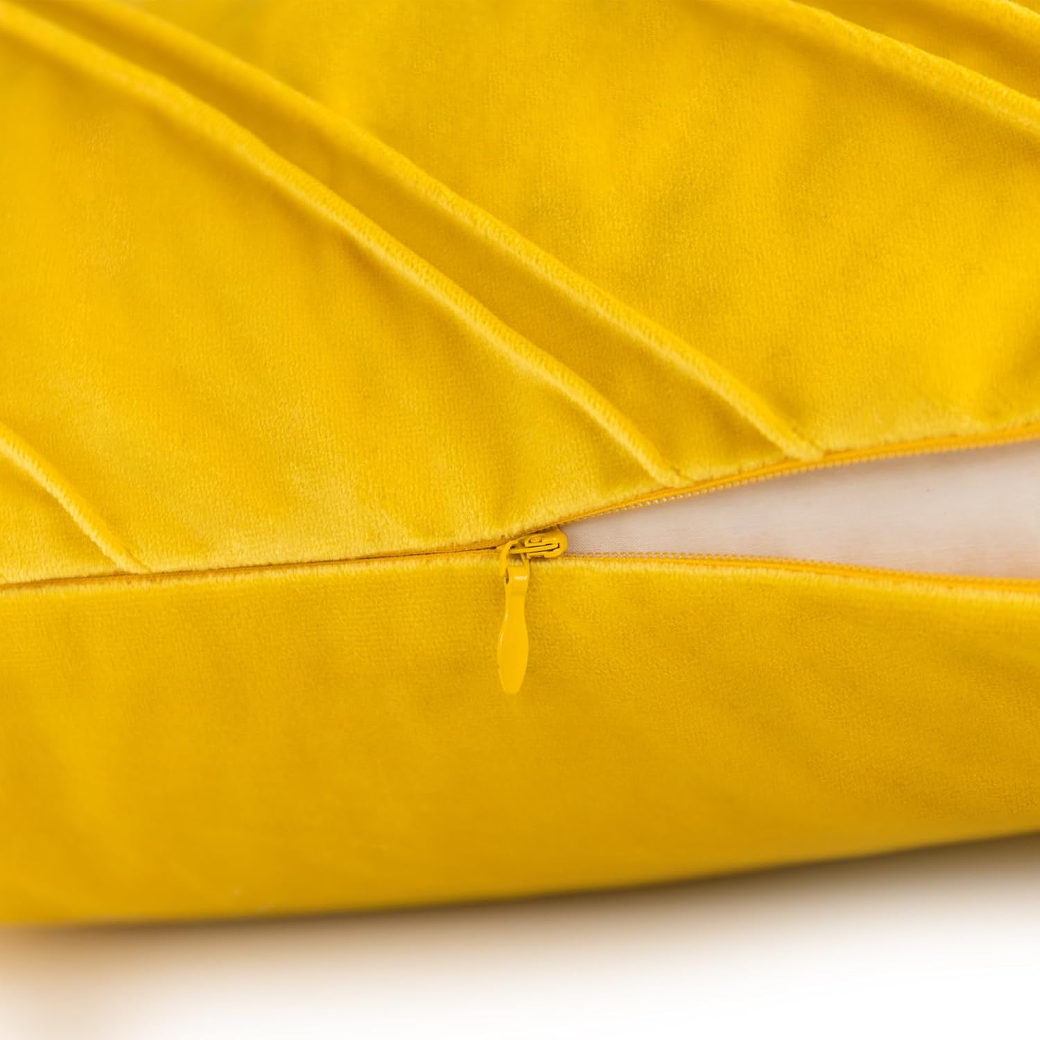 VG|amber|Soft Velvet Decorative Throw Pillow Cover Square Diagonal Stripes Design Pillowcase