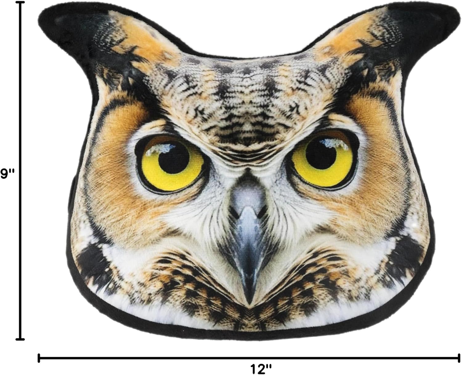 3D Owl Car Neck Pillow Decorative Animal Car Headrest Neck Support for Travel Home Office