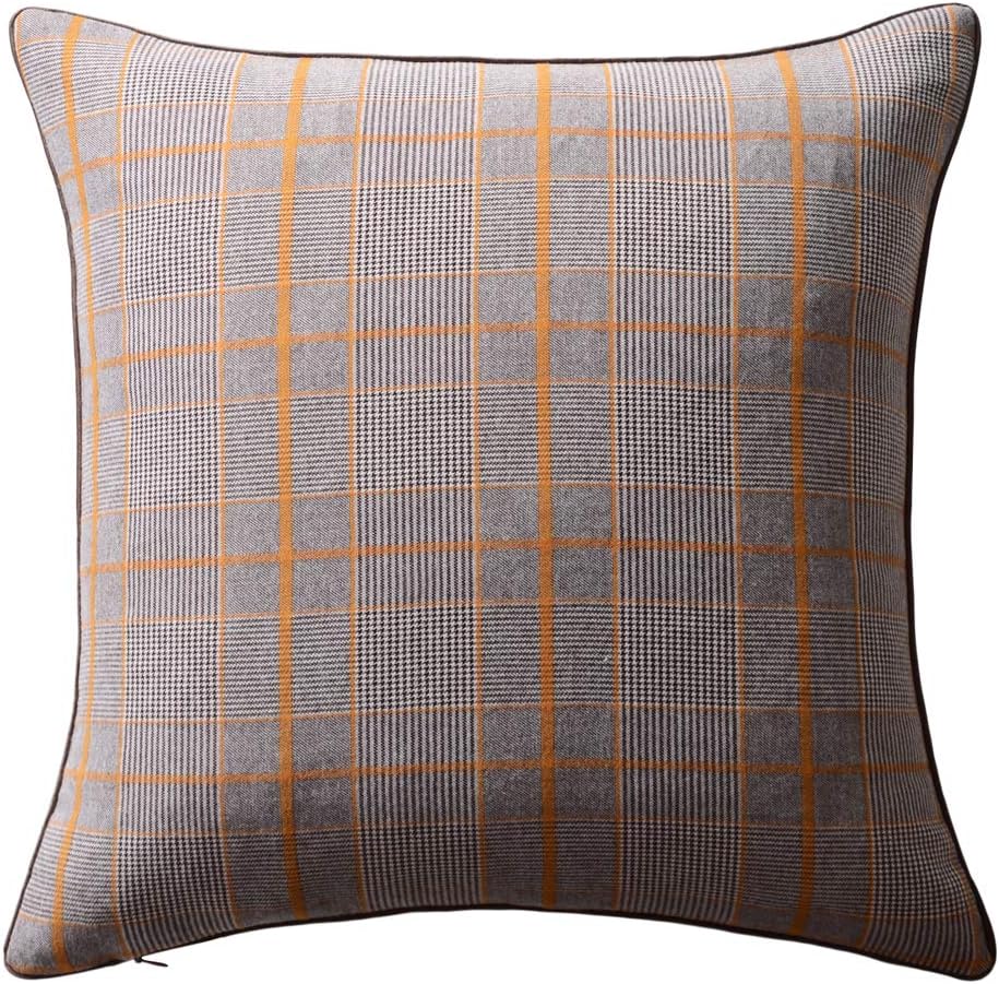 VG|yellow-plaid|3D Sunflowers Throw Pillow Cover Wine Red