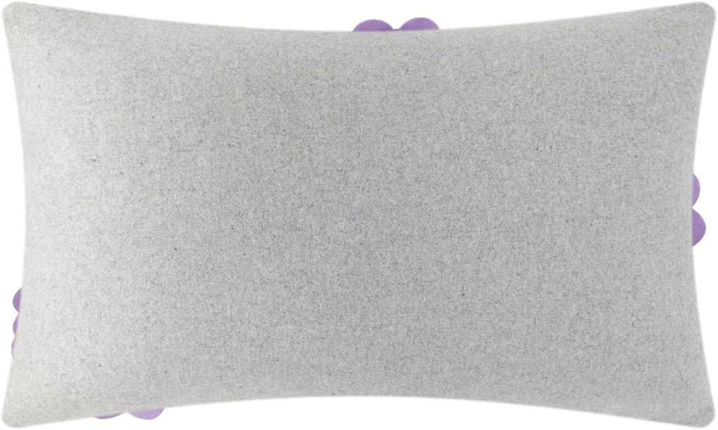 VG|light-purple|3D Flower Throw Pillow Cover