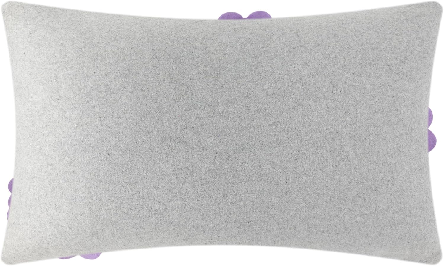 VG|light-purple|3D Flower Throw Pillow Cover