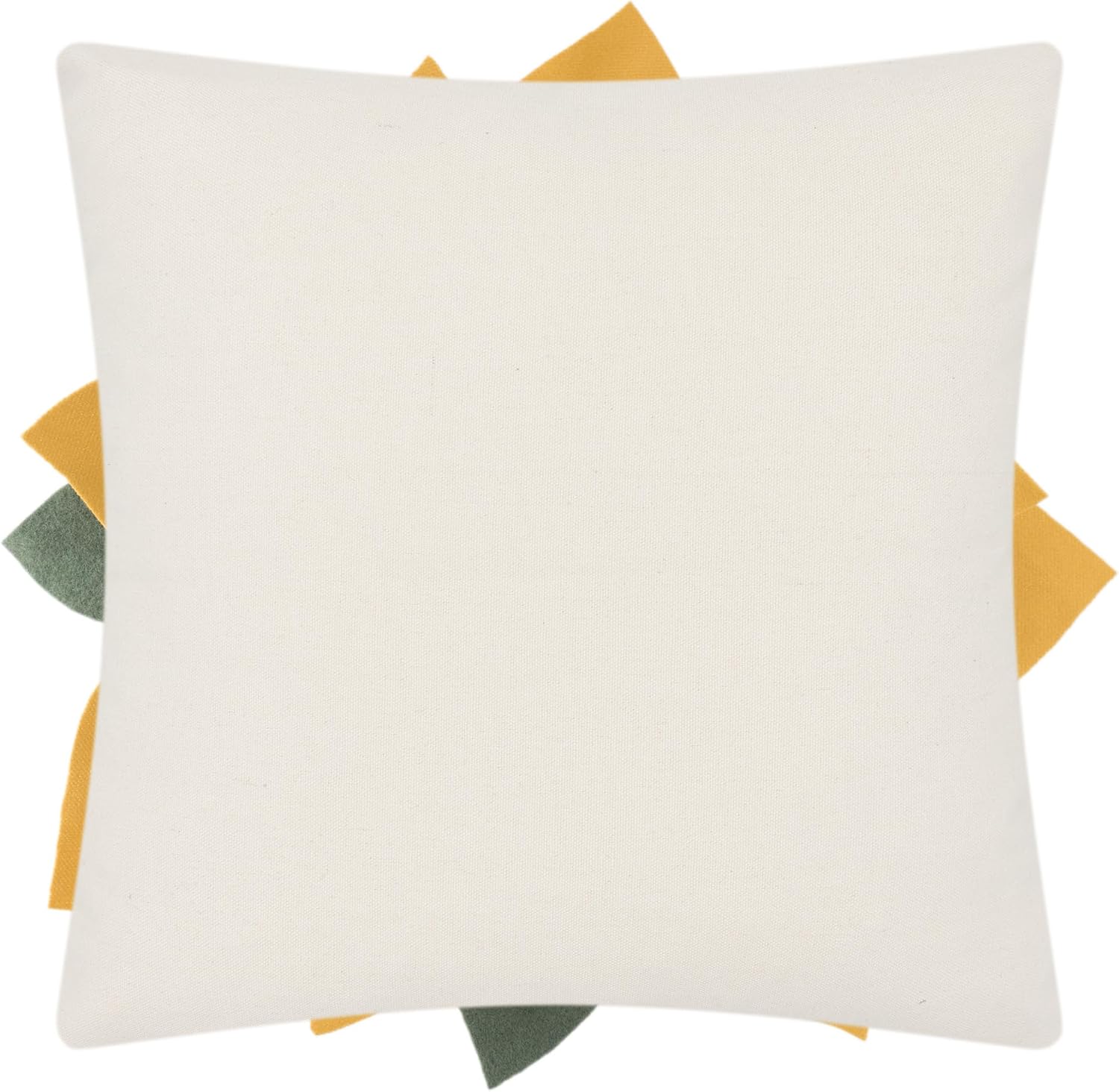 VG|yellow|Luxury 3D Flower Throw Pillow Cover