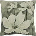 Flower Printing Throw Pillow Cover Linen Accent Pillow Case Home Decorative Cushio Cover for Sofa Chair Kitchen Dining Summer Spring Cushion Cover - Default Title