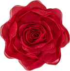 VG|red|3D Flower Throw Pillow Cover