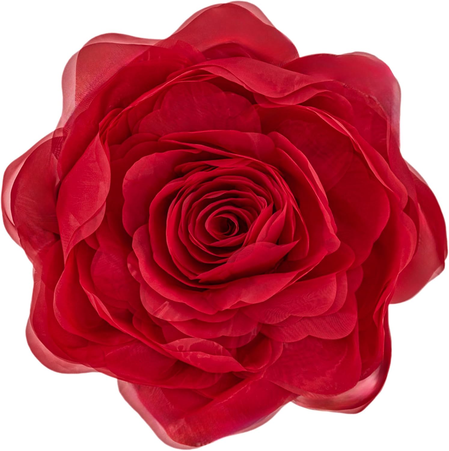 VG|red|3D Flower Throw Pillow Cover