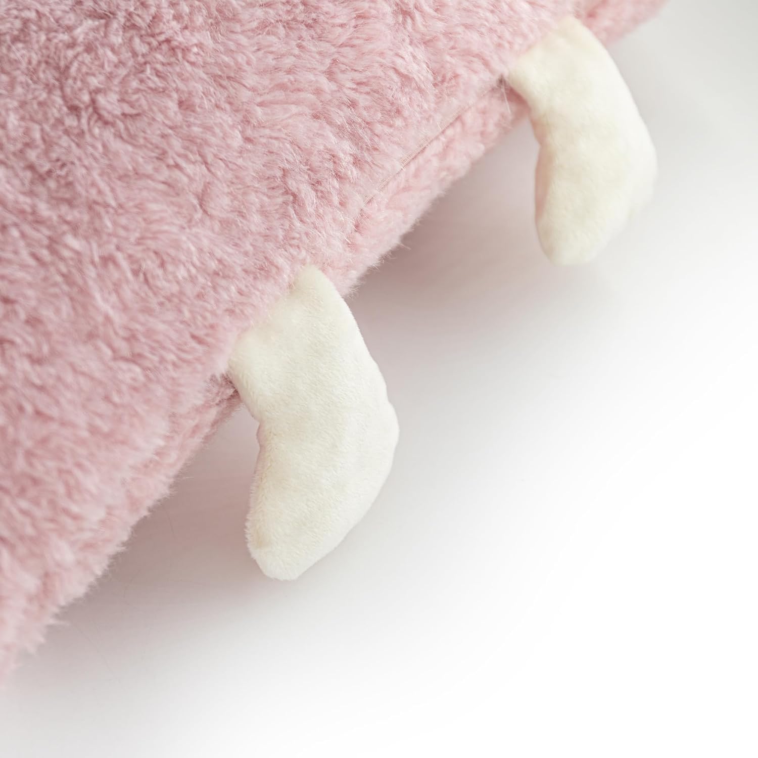 Faux Fur 3D Sheep Throw Pillow Cover