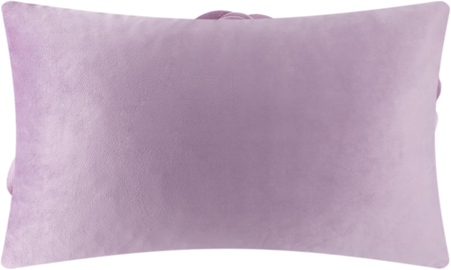 VG|purple|3D Flowers Throw Pillow Cover Decorative Soft Velvet Accent Floral Cushion Lumbar Pillowcase for Bed Sofa Couch Living Room