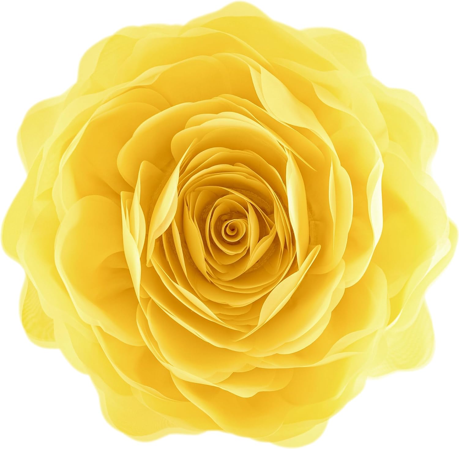 VG|yellow|3D Flower Throw Pillow Cover