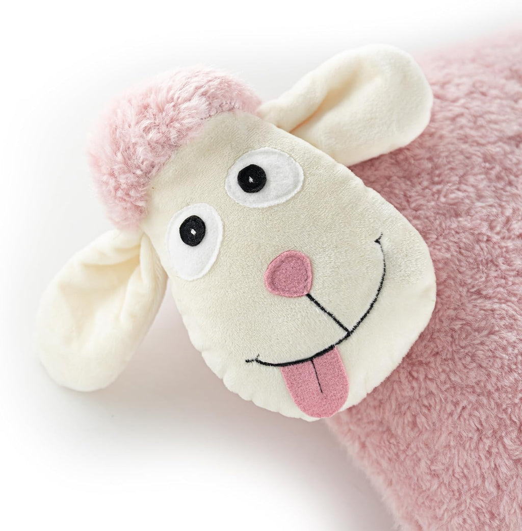 Faux Fur 3D Sheep Throw Pillow Cover