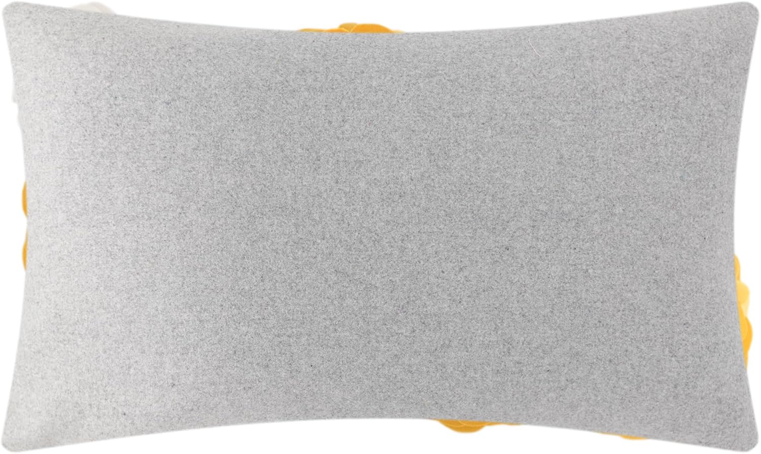 VG|yellow-green|3D Flower Throw Pillow Cover