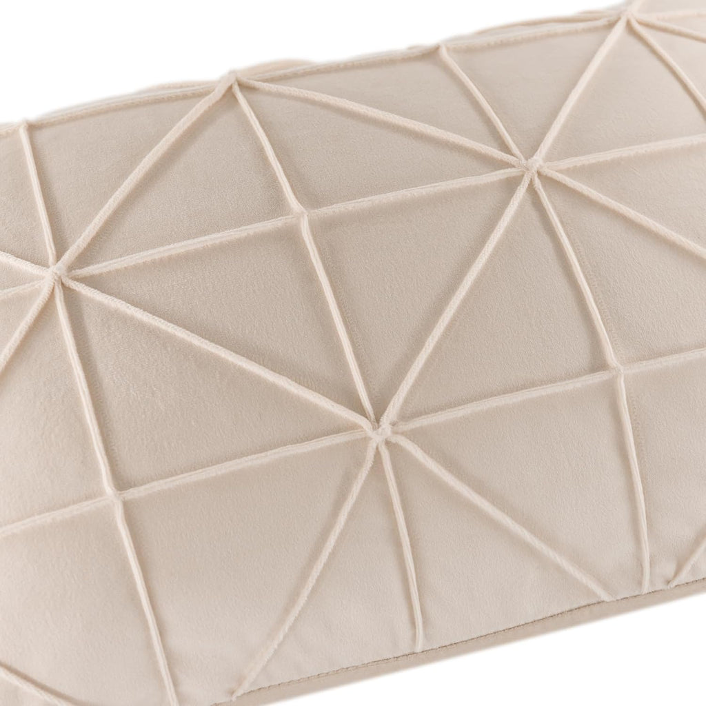 VG|creamy-white|Velvet Pillow Cover