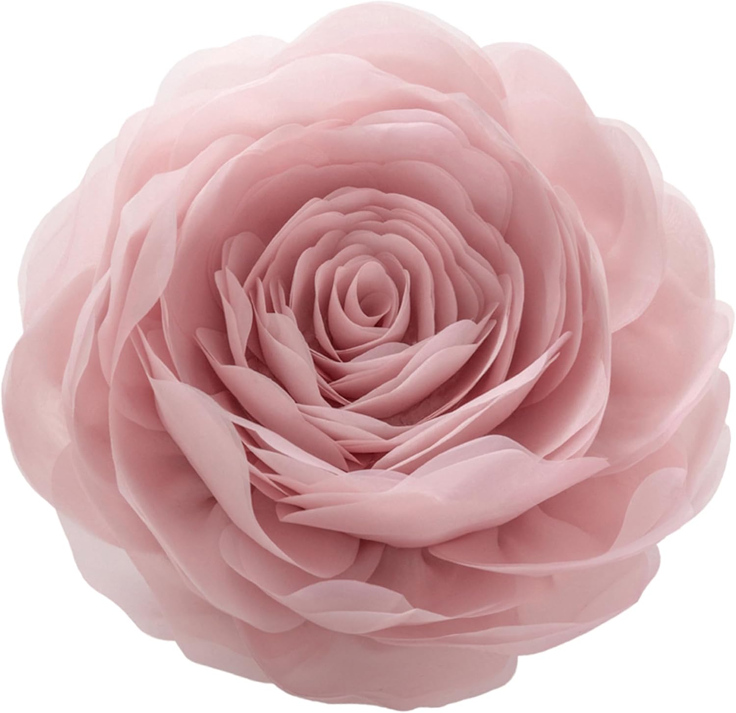 VG|rose-gold|3D Flower Throw Pillow Cover