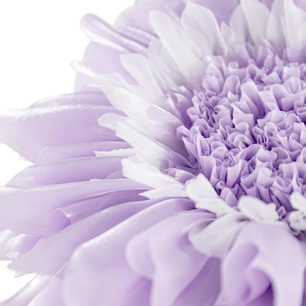 VG|lavender|Decorative 3D Flower Shaped Throw Pillow