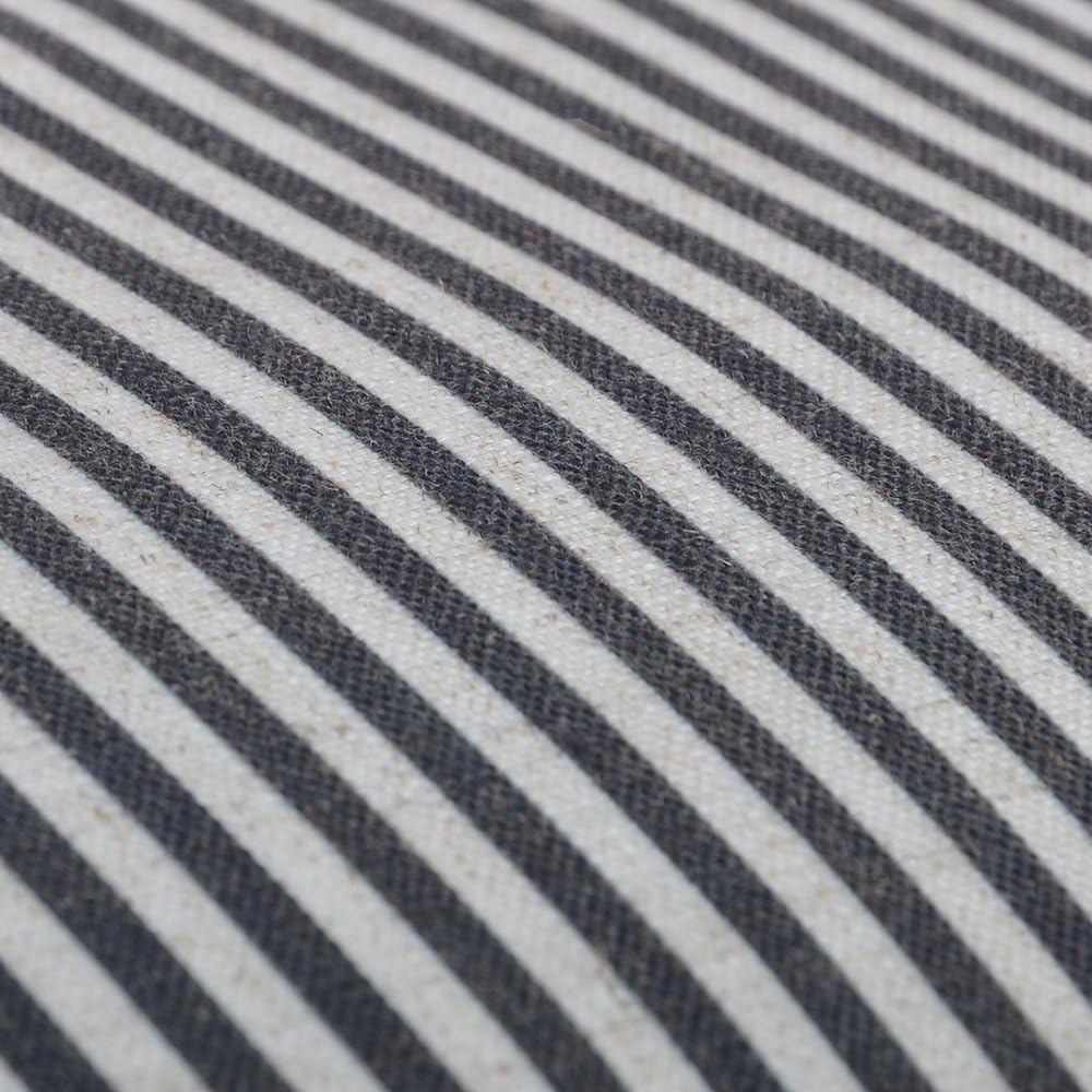 VG|grey|Stripes Buttons Linen Decorative Accent Throw Pillow Cases Cushions Covers for Sofa Couch Bed