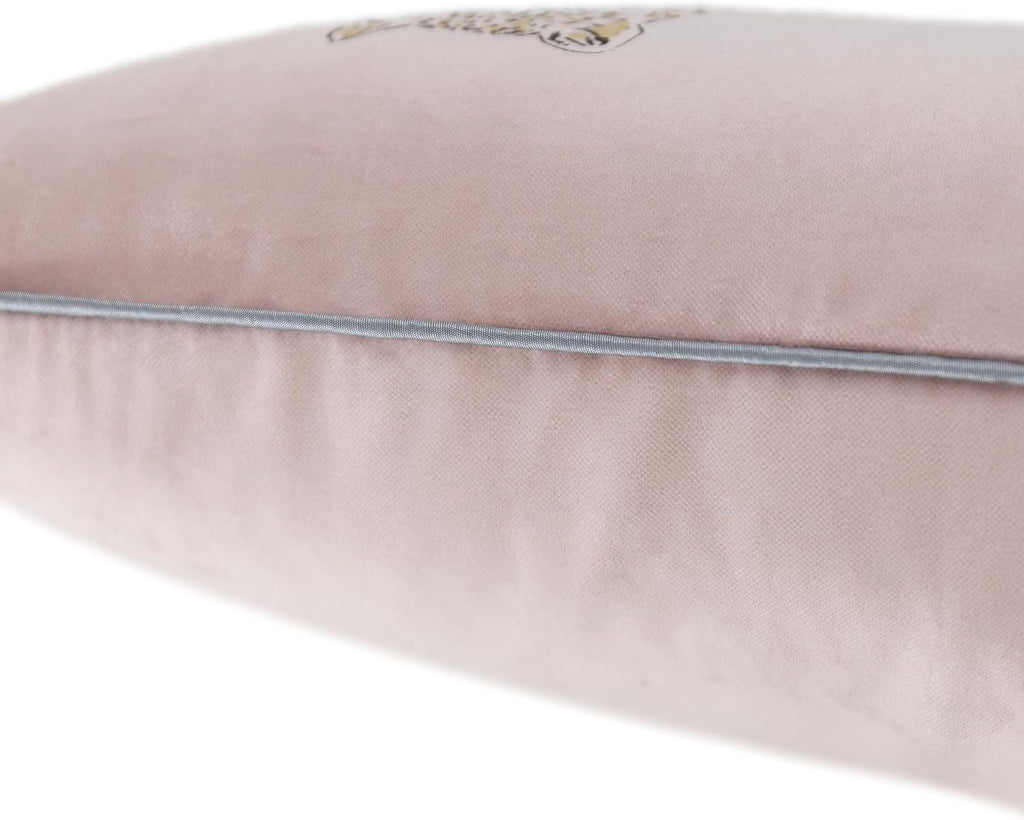 VG|rose-gold|Leopard Print Throw Pillow Cover Decorative Velvet Cushion with Gold Foil Printing for Bed Couch Chair Car