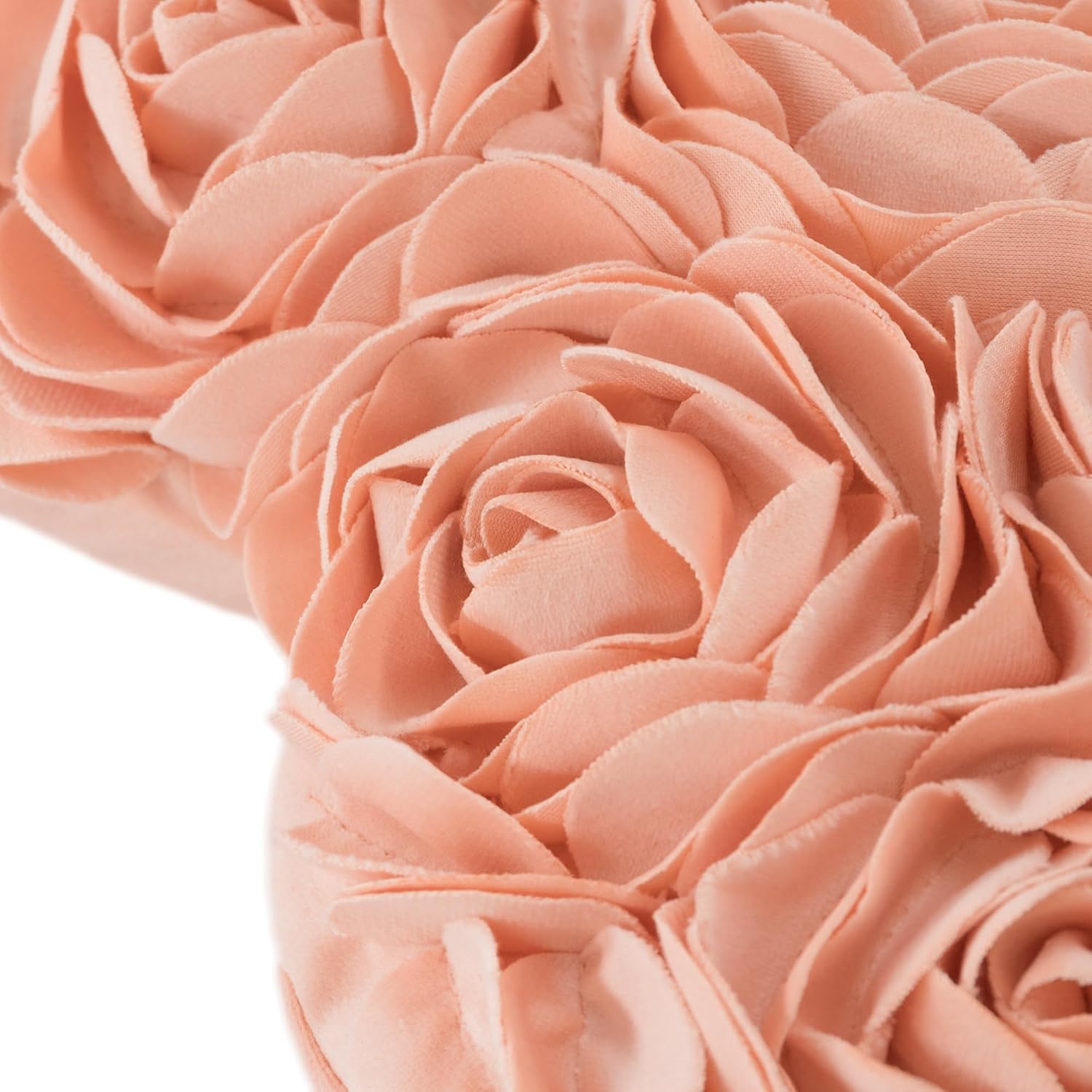 VG|peach-pink|Heart Flower Throw Pillow Covers