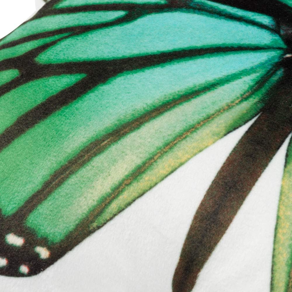 VG|green-butterfly|3D Butterfly Throw Pillow, Hot Pink