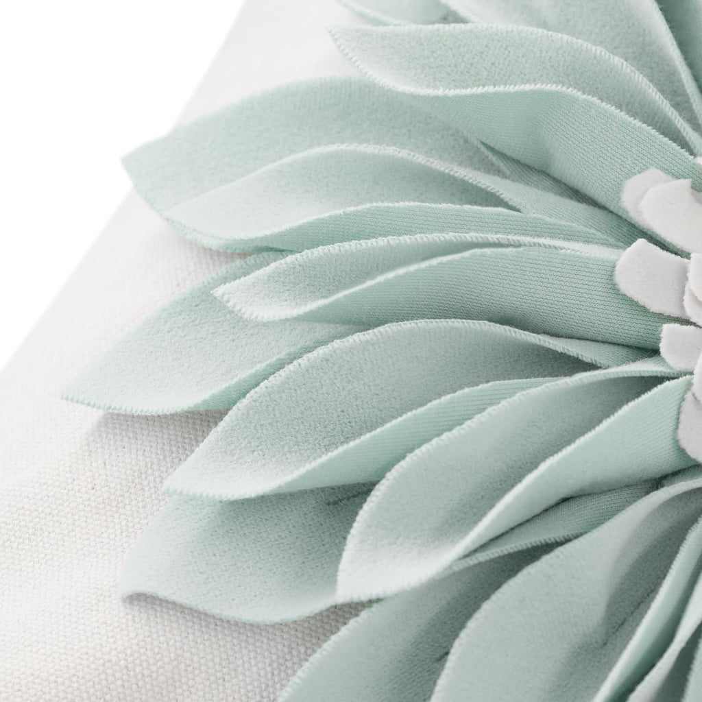 VG|apple-green|Decorative Flower Throw Pillow Cover 3D Sunflower Pillow Case Velvet Cushion Floral Pillowcase for Bed Living Room Couch Chair