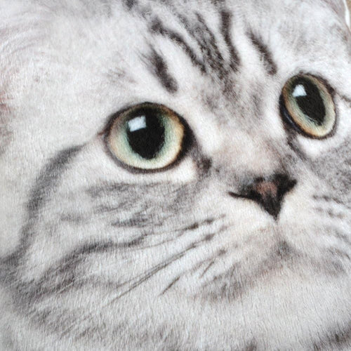 3D Animal Cat Shaped Accent Pillows Decorative Cushions Lifelike Throw Pillow Pet Creative Stuffed Plush Girls Boys Gifts Home Bed Living Room Office Farmhouse Sofa Couch Decor