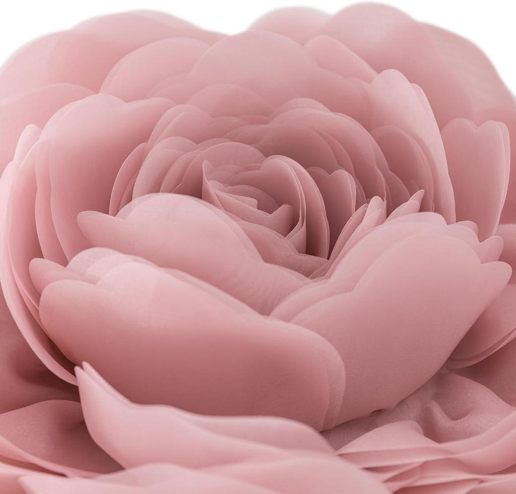 VG|rose-gold|3D Flower Throw Pillow Cover