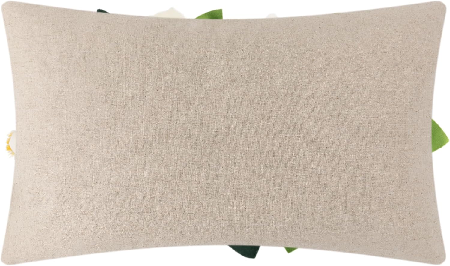 VG|white|Decorative 3D Floral Throw Pillow Cover Roses Design